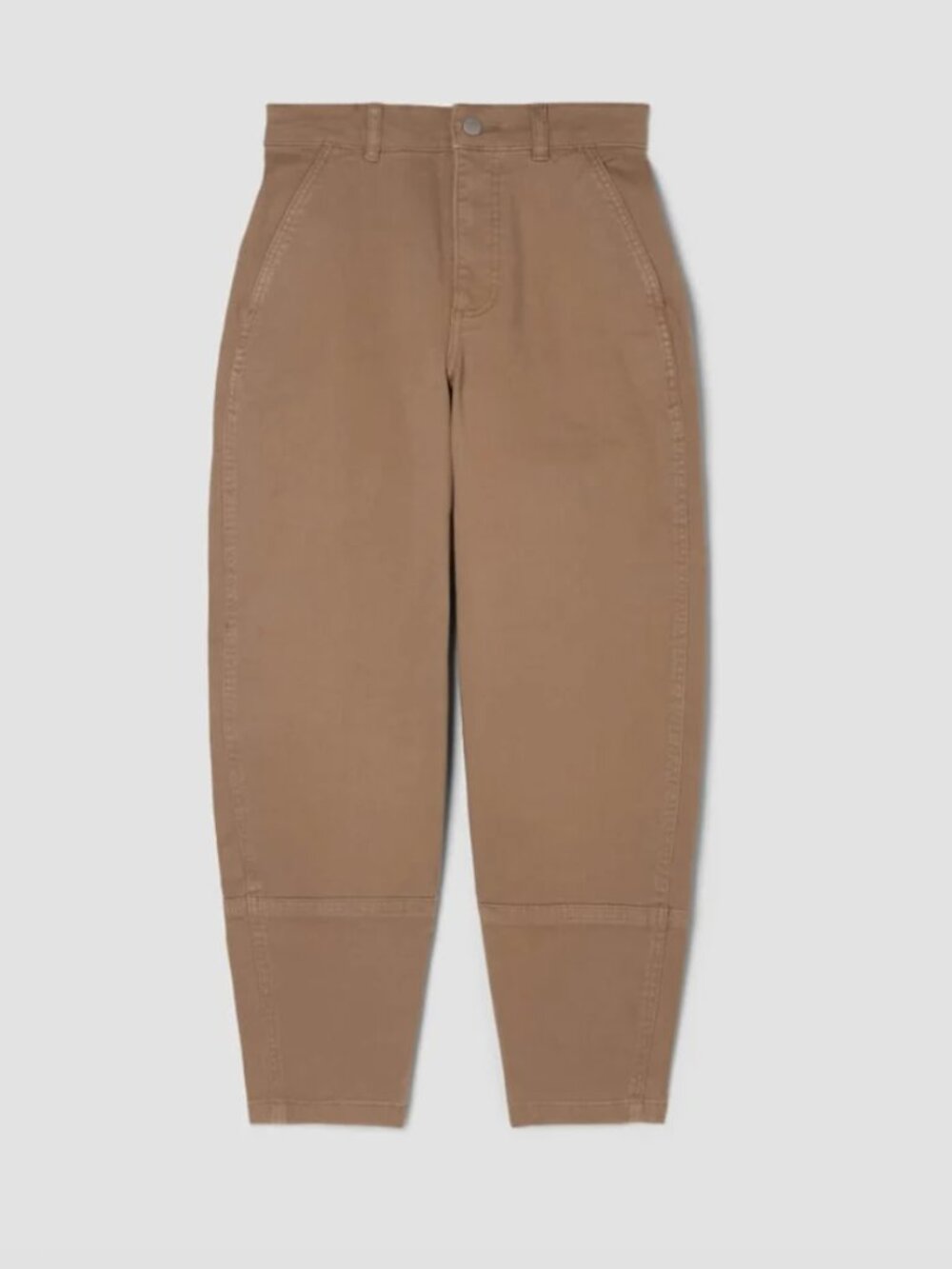 Everlane, Utility Barrel Pant (Organic), "Toasted Coconut" in Size 0